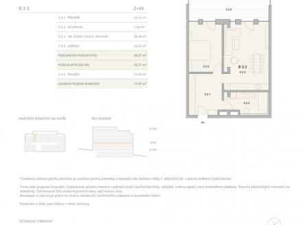 b-3.3..jpg | Prodej bytu, 2+kk, 78 m²