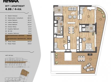 pudorys.jpg | Prodej bytu, 4+kk, 118 m²