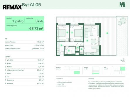 byt-a1-05.jpg | Prodej bytu, 3+kk, 120 m²