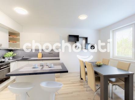 kuchyně | Pronájem bytu, 2+1, 81 m²