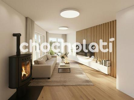 Obývací pokoj 1 | Prodej bytu, 3+kk, 130 m²