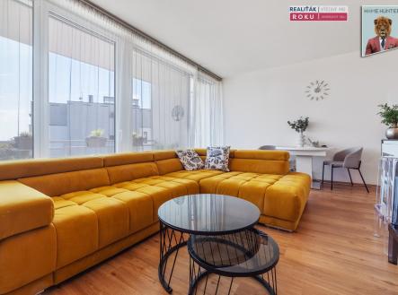 02 obývací pokoj | Prodej bytu, 3+kk, 107 m²