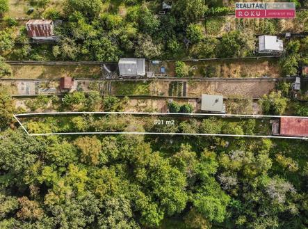 03 zahrada zajreslená | Prodej - pozemek, zahrada, 501 m²