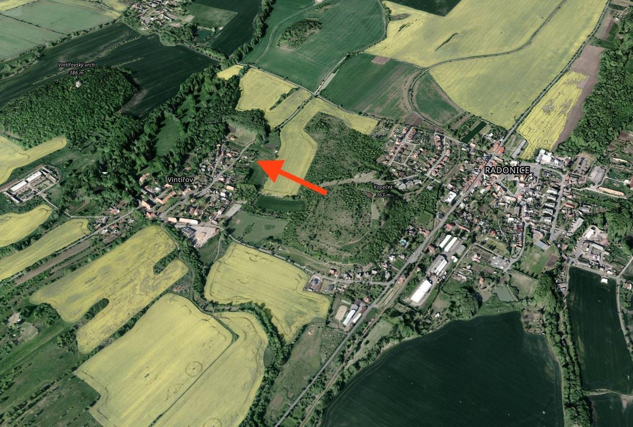 Prodej pozemek Bydlení|Chomutov, Ústecký kraj, Vintířov, Vintířov u Radonic, 431 55