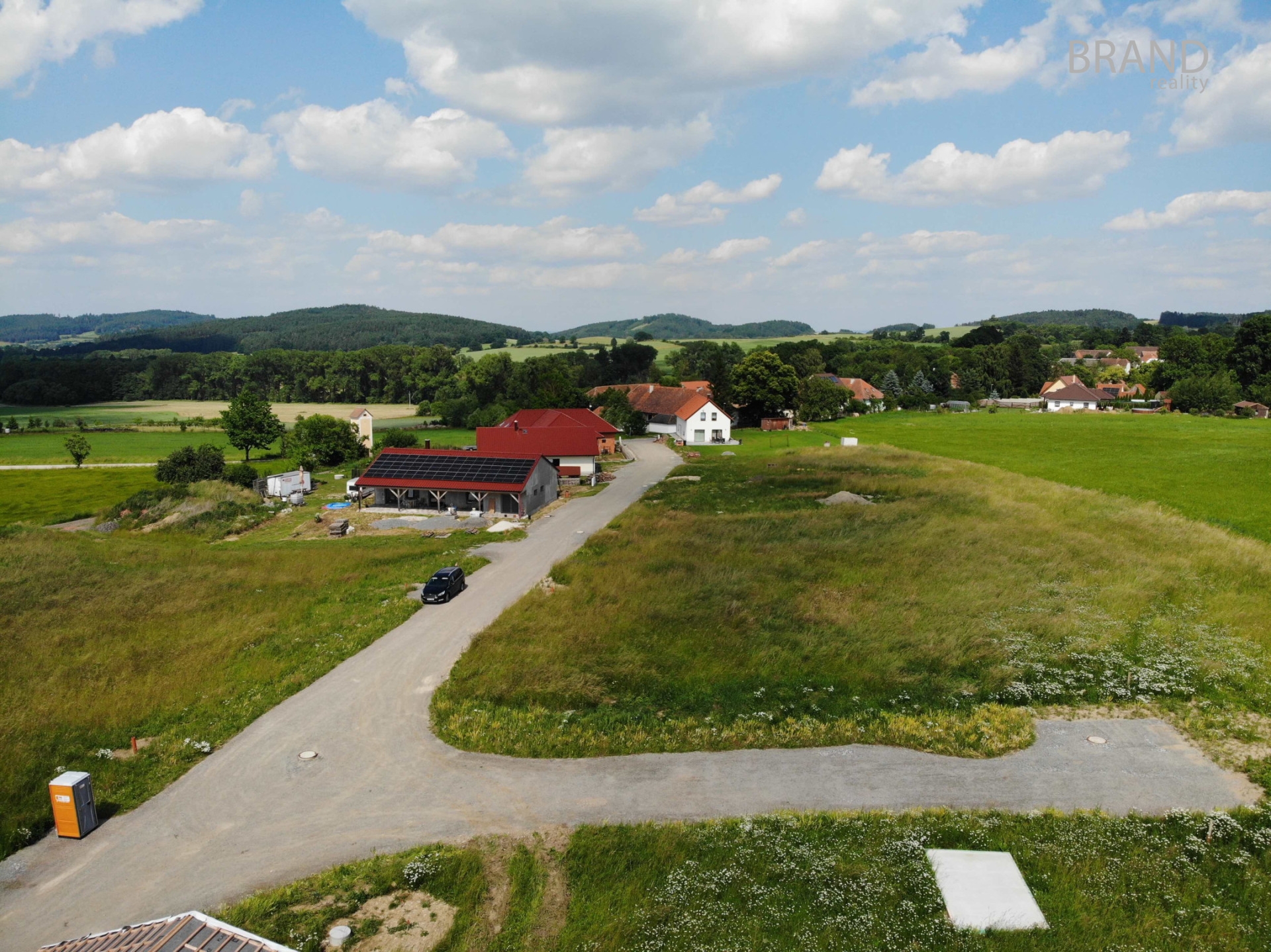 Prodej stavebního pozemku 800 m2, Milejovice, okr. Strakonice. 