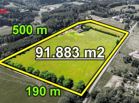 Prodej - zemědělský objekt, 91 883 m²