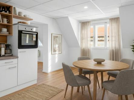 VIZUALIZACE- Kuchyň s jídelnou | Prodej bytu, 2+1, 59 m²