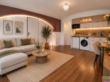obývací pokoj .jpg | Prodej bytu, 2+kk, 50 m²
