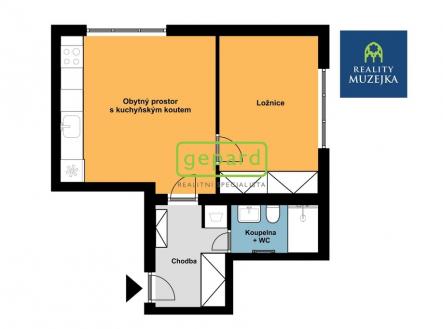 3632-durdakova.jpg | Pronájem bytu, 2+kk, 36 m²