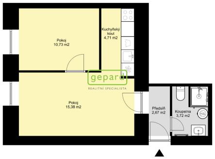 5638-slepa-2-kk.jpg | Pronájem bytu, 2+kk, 37 m²