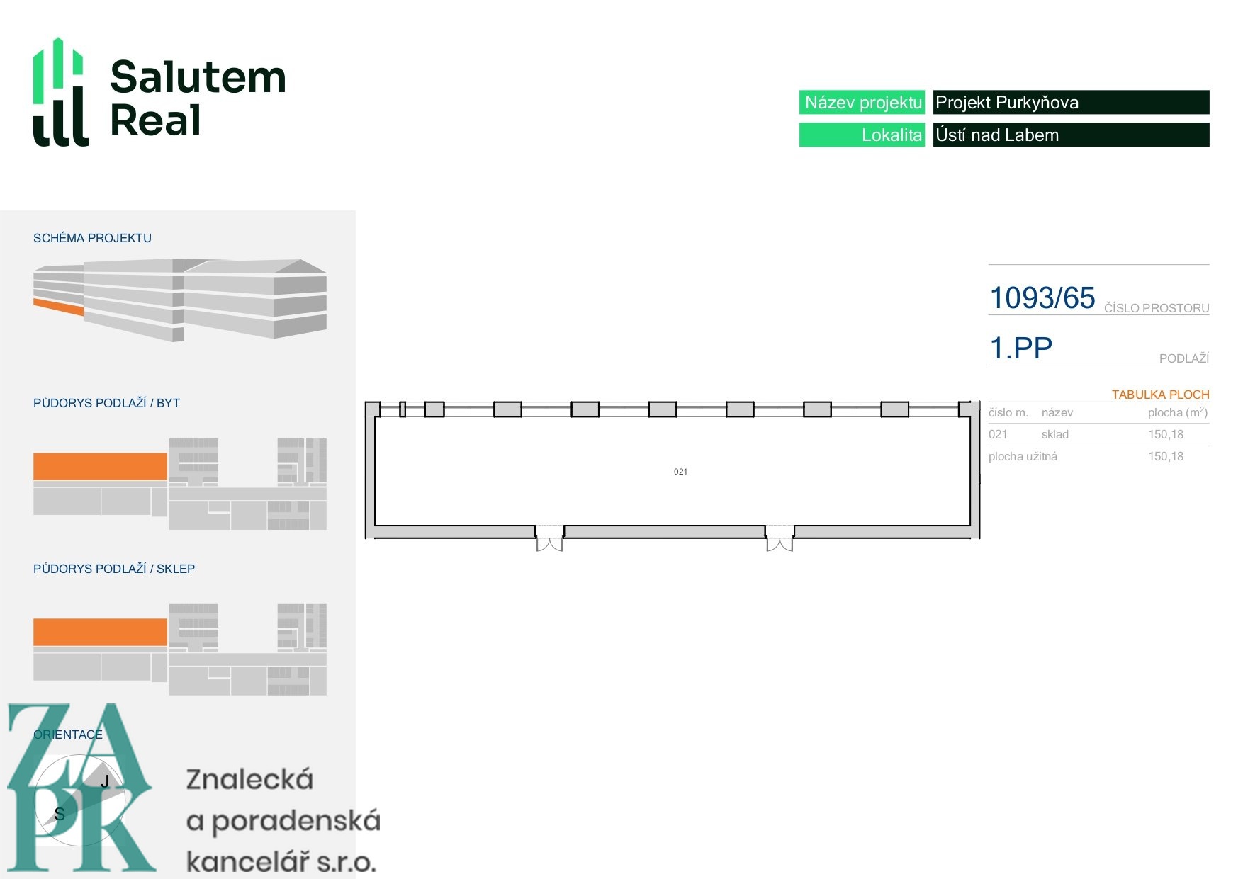 Pronájem komerčních prostor 150 m2, Střekov, Ústí nad Labem