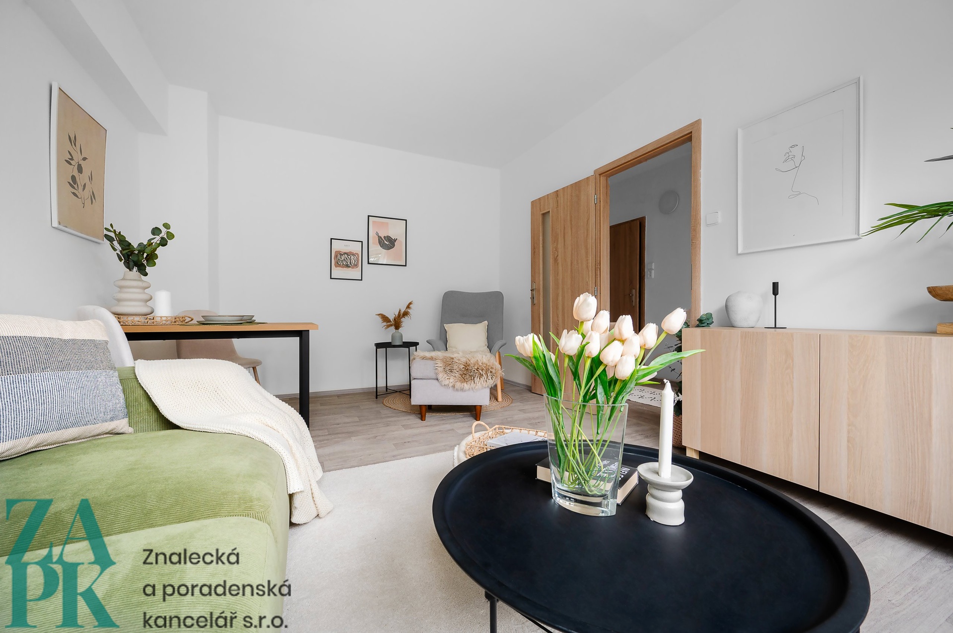 Pronájem bytu 2+kk, 30 m2, Hodonín