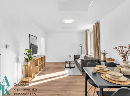 Obývací prostor - 1 | Prodej bytu, 2+kk, 52 m²