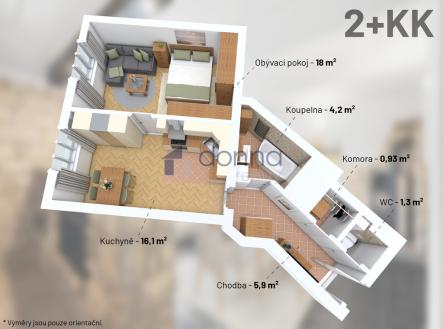 3d-1.jpg | Prodej bytu, 2+kk, 46 m²