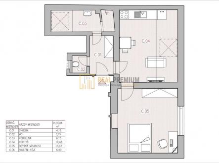 byt-c-3-ii-np-levy-page-0001-3.jpg | Pronájem bytu, 2+kk, 48 m²