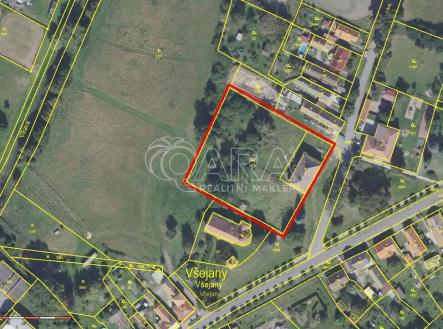 katastr-pozemek-orto-1.jpg | Prodej - dům/vila, 500 m²