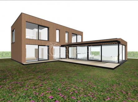 ondrejov-objekt-s-plochou-strechou.jpg | Prodej - pozemek pro bydlení, 1 061 m²