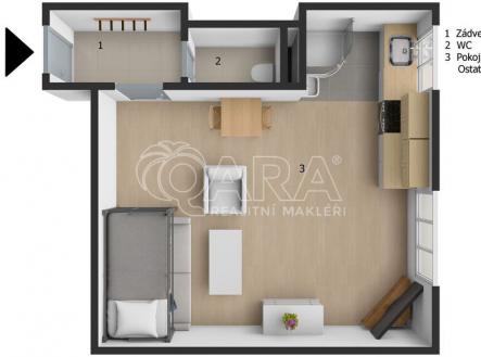 Prodej bytu, 1+kk, 32 m²