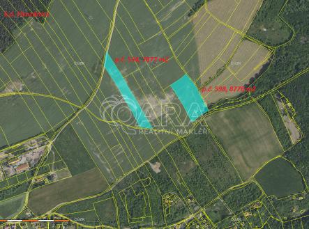 k.u.hvozdnice-534-598-r.kadlec.png | Prodej - pozemek, zemědělská půda, 23 214 m²