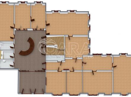 konvikt-16-1-floor-3d-floor-plan.jpg | Pronájem - kanceláře, 371 m²
