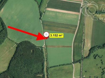 fotografie | Prodej - pozemek, zemědělská půda, 3 152 m²