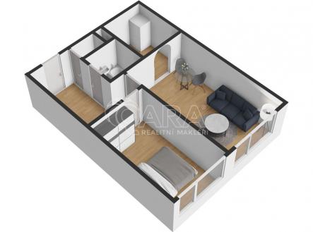 bolonska-3db.jpg | Prodej bytu, 2+kk, 43 m²