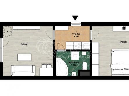 q1353-nupaky.jpg | Prodej bytu, 1+1, 45 m²