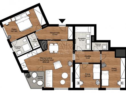 q29-rohan.jpg | Prodej bytu, 4+kk, 101 m²