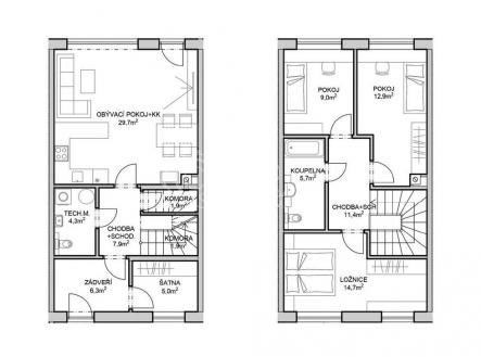 pudorys-mz-190.jpg | Prodej - dům/vila, 109 m²