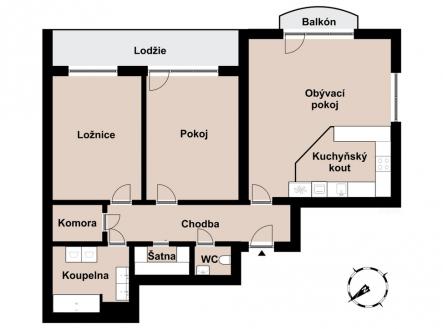 kuz-20240911-delnicka443db-planek.jpg | Pronájem bytu, 3+kk, 94 m²