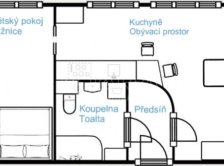 pudorys-bytu.png | Prodej bytu, 2+kk, 53 m²