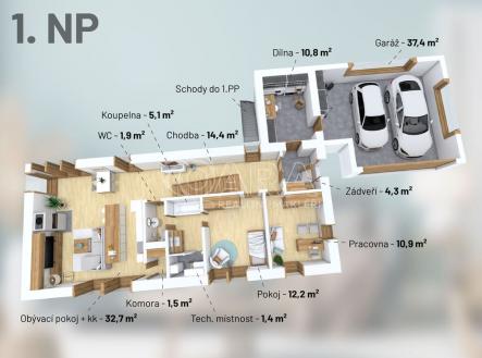 3d-1np.jpg | Pronájem - dům/vila, 161 m²