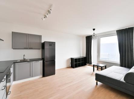 obývací pokoj s kk | Pronájem bytu, 2+kk, 46 m²