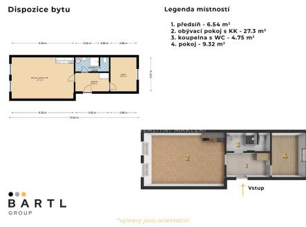 komplet.jpg | Pronájem bytu, 2+kk, 48 m²