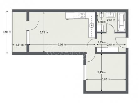 pudorys-2d-dukels.hrdinu-2729.jpg | Pronájem bytu, 2+kk, 50 m²