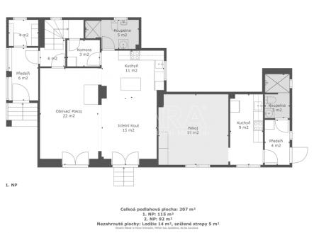 olivova-tachlovice-pudorys-1.jpg | Prodej - dům/vila, 290 m²