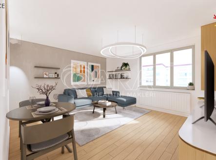 vizu-05.png | Prodej bytu, 2+kk, 47 m²