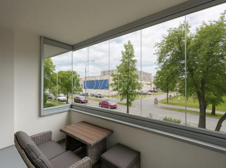 Balkon | Pronájem bytu, 2+kk, 40 m²