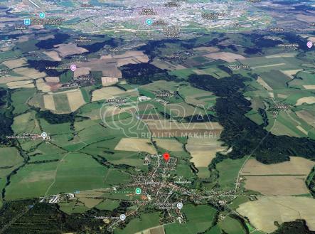 Mapa | Pronájem bytu, 1+kk, 20 m²