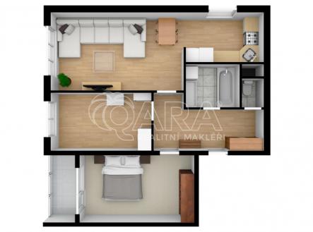 333-baranova3da.jpg | Pronájem bytu, 3+kk, 65 m²