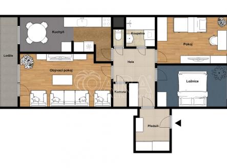 qara.cz | Prodej bytu, 3+1, 83 m²