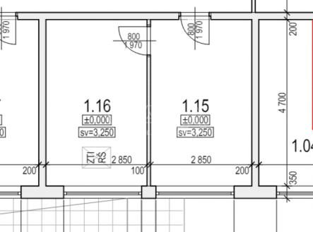 planek-dvoukancelar-prizemi.png | Pronájem - kanceláře, 27 m²