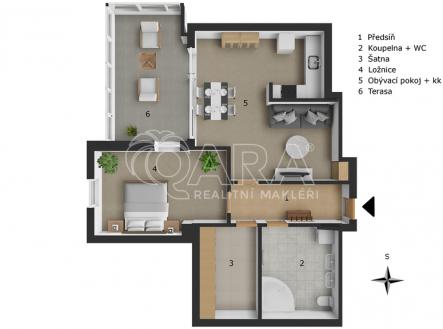 5085-hradecka.jpg | Pronájem bytu, 2+kk, 80 m²