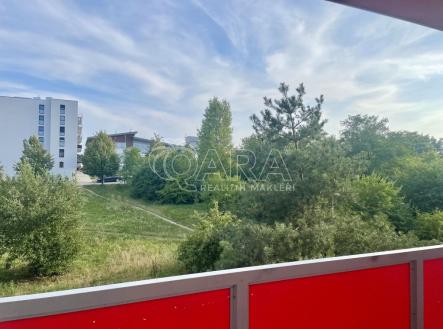 Výhled z balkónu | Pronájem bytu, 2+kk, 49 m²