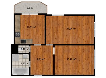 2d-vymery.jpeg | Prodej bytu, 2+1, 65 m²