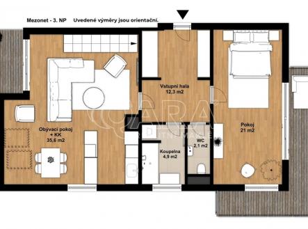 qara.cz | Prodej bytu, 3+kk, 148 m²