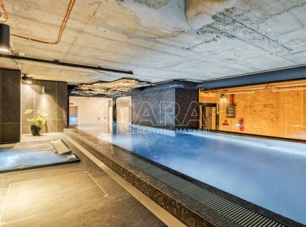 bazén s vířivkou | Pronájem bytu, 2+kk, 59 m²