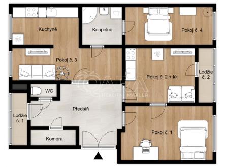 4-1-sinkulova-2d-v2.jpg | Prodej bytu, 4+1, 109 m²