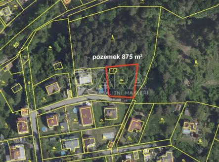 orotofoto-cuzk-s-vyznacenim.jpg | Prodej - pozemek pro bydlení, 845 m²