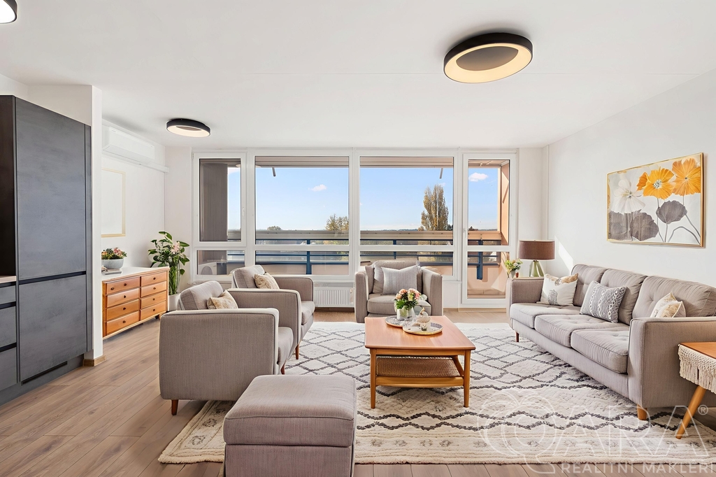 Vizualizace obývací pokoj